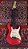 Guitarra Memphis Strato MG-30 Fiesta Red Escudo Antique White - Imagem 1