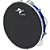 PANDEIRO LIVERPOOL 10" SAMBRASIL PREMIUM AZUL PELE PRETA - Imagem 2