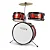 BATERIA INFANTIL TURBINHO LARANJA SPARKLE - Imagem 1