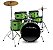 Bateria Infantil Turbo Junior 4322 Verde Sparkle - Imagem 1