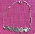 Pulseira dados de Nascimento Prata 925 - Imagem 5