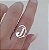 Anel letra oval • Prata 925 - Imagem 2