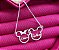Colar Minnie&Mickey duplo Disney Prata 925 - Imagem 1