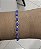 Pulseira olho grego trabalhado azul Prata 925 - Imagem 1