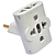 Adaptador de Tomada Benjamim T 10A/20A Pino Universal 127V/220V Compatível com Aparelhos Elétricos - Imagem 6