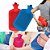 Bolsa Térmica de Borracha para Água Quente ou Gelo 1000 ml Bolsa Compressa Cores Sortidas - Imagem 17