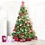 Kit Árvore de Natal Dobrável com Pisca Pisca 20 Metros Com 100 LEDs Design Caracol Compacta e Leve Decorativa - Imagem 1