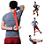 Kit Elástico Extensor Para Exercícios Faixa De Borracha Academia 5 Faixa Elastica Treino Em Casa Ginastica Pilates E Fis - Imagem 7
