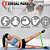 Kit Elástico Extensor Para Exercícios Faixa De Borracha Academia 5 Faixa Elastica Treino Em Casa Ginastica Pilates E Fis - Imagem 8