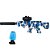 Lançador de Bolinhas de GEL Orbeez M416 (Azul com Branco) - Imagem 1