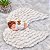 Topo de Bolo Bebê Anjo Biscuit Dormindo em Asas de 18 cm - Imagem 1