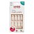 Unhas Kiss Salon Natural Curto Quadrado C/Abas KSN03BR - Imagem 1