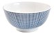 Bowl Tigela De Porcelana Branca Azul Antlantis 15x8cm Lyor - Imagem 1