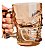 Caneca De Caveira 510ml Ambar Chopp E Cerveja Rock Style - Imagem 1