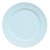 Jogo 6 Prato Sobremesa Tassel Relevo Porcelana Azul Germer - Imagem 2