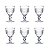 Conjunto 6 Taças Vidro Para Vinho Mirano 210ml - Imagem 1
