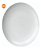 24 Prato Raso Jantar Refeição Coup 28 Cm Porcelana Branca - Imagem 1