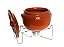 Rechaud Caçarola Sopa Feijoada n5 8l Em Cerâmica De Barro - Imagem 2