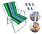 Cadeira De Praia Piscina Nylon Promoção Verão Sortidas - Top - Imagem 1