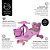 Carrinho Zippy Car Animais Divertidos Rosa - Imagem 5