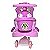 Carrinho Zippy Car Animais Divertidos Rosa - Imagem 9