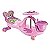 Carrinho Zippy Car Animais Divertidos Rosa - Imagem 3