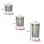 Conjunto 3 Potes Will Inox E Vidro Aço Escovado - Imagem 10