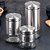 Conjunto 3 Potes Will Inox E Vidro Aço Escovado - Imagem 14