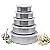 Jogo de 5 Potes Multiuso de Inox com Tampa de Plástico Dolce Home - Imagem 6