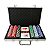 Maleta de Poker 300 Fichas 2 Baralhos 5 Dados - Imagem 1