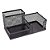 Kit Organizador Preto Com 3 Partes Para Escritorio - 67674 - Imagem 2