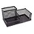 Kit Organizador Preto Com 3 Partes Para Escritorio - 67674 - Imagem 1
