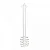 Meleira de Cristal com Pegador e Tampa  Colméia 210ml - Lyor - Imagem 3