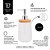 Conjunto Para Banheiro Bambu Branco 2 Peças - 7087 - Imagem 5