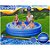 Piscina Inflável Redondo Infantil Criança 140 Litros Plástico 3 Anéis Verde - Imagem 2