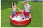 Piscina Inflável Redondo Infantil Criança 140 Litros Plástico 3 Anéis Vermelho - Imagem 2