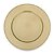 Sousplat Plástico Dourado Brilhante 33cm - Imagem 1