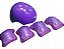 Capacete + Kit de Proteção Violeta - Imagem 2