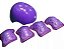 Capacete + Kit de Proteção Violeta - Imagem 4