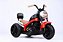 Moto Elétrica Infantil 6V Chopper Vermelha Red Brinquedo Criança 3km/HR Unitoys - Imagem 1