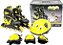 Patins 4 Rodas Infantil Inline + Kit de Proteçao 34 a 37 - Imagem 1