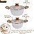 Conjunto Panelas Ind Style Cook Bk 10 Mármol - Imagem 10