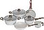 Conjunto 6 Panelas Style Cook Marmol Mimo Style - Imagem 1