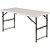Mesa Dobravel Com Regulagem 122X 61 cm  Camping Vira Maleta Cor Branco - Imagem 1