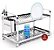 Escorredor Louca Inox 20 Pratos Cozinha Porta Talher Bandeja - Imagem 1