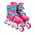 Patins Kit Inline Rosa Ajustável Unitoys - Imagem 1