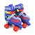 Patins Quad Roller Aventura 4 Rodas Azul e Vermelho Unitoys - Imagem 2