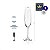 Taça Champanhe Flute Espumante 220ml Cristal Bohemia Cx 6 Pç 5327 - Imagem 2