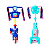 Patinete Infantil Unitoys 3 rodas Turma da Aventura - Imagem 1