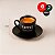 Jogo de Xícaras Porcelana 80ml para Café com Pires Manhattan Hauskraft Preta 6 Peças - Imagem 2